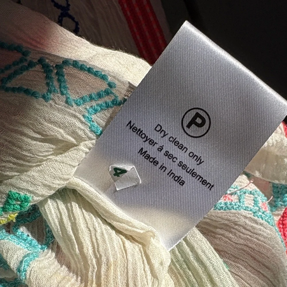 Colorful Boho Gauzy Blouse - Picture 6 of 10